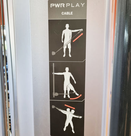 Cybex 8 Stationenturm PWR Play, 8 Stack Multi Station, baugleich Life Fitness MJ Tower, große Gewichtsblöcke, Rahmenfarbe Anthrazit, gebraucht - überholter Zustand