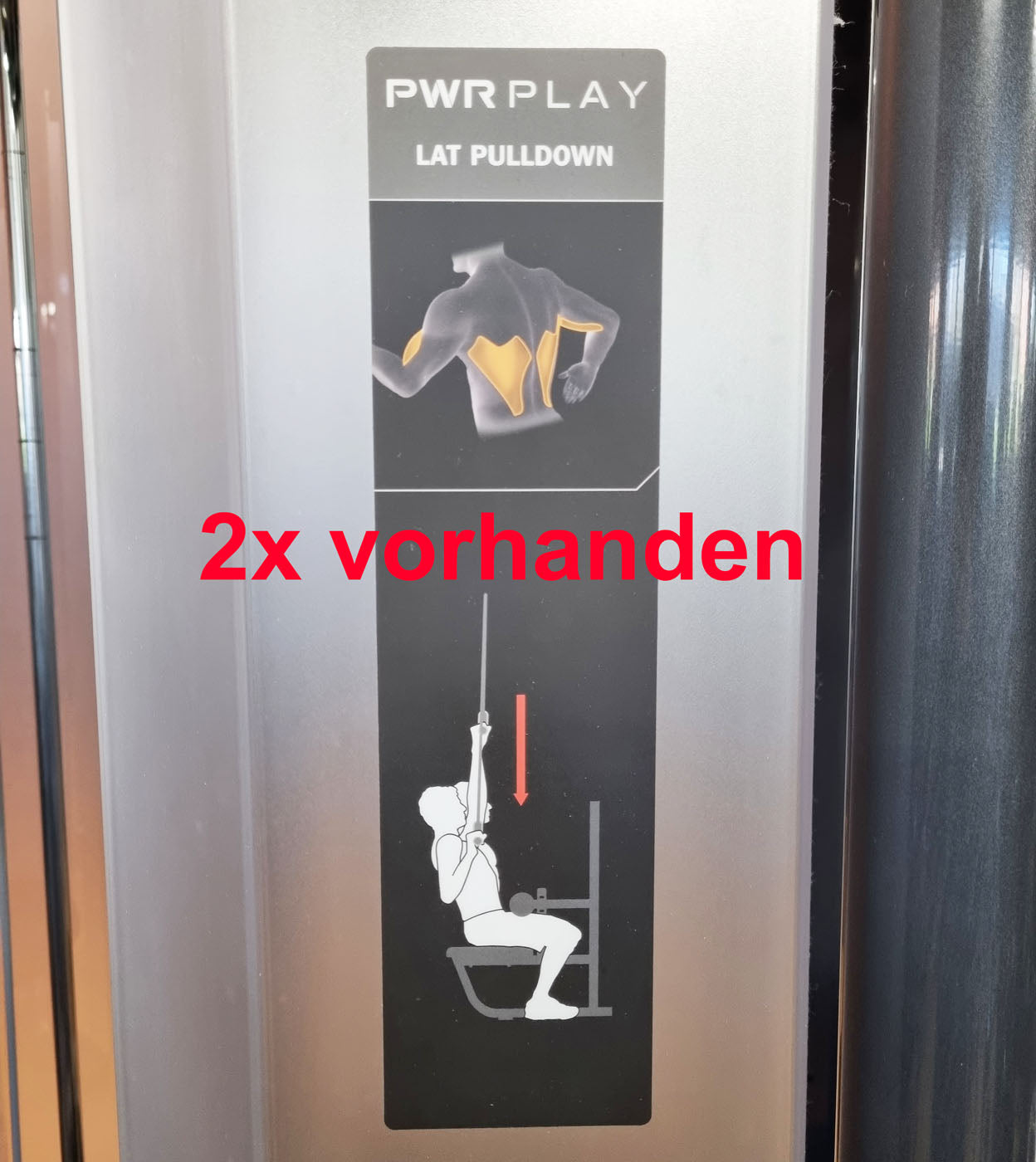 Cybex 8 Stationenturm PWR Play, 8 Stack Multi Station, baugleich Life Fitness MJ Tower, große Gewichtsblöcke, Rahmenfarbe Anthrazit, gebraucht - überholter Zustand