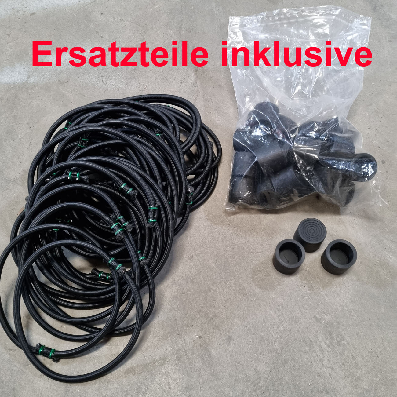 Bellicon Trampoline, Set 22 Stück, Jumping Fitness, mit T-Stangen, Hexagonal 6 Eckig, Original Qualität, gebraucht - geprüfter Zustand