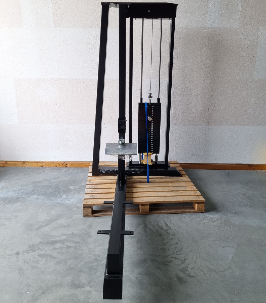 Ruderzug Turm ähnlich Gym80, Rudern am Kabel, Row, Ruderstation ähnlich Sygnum 4016, Rahmenfarbe Schwarz, Ausstellungsstück