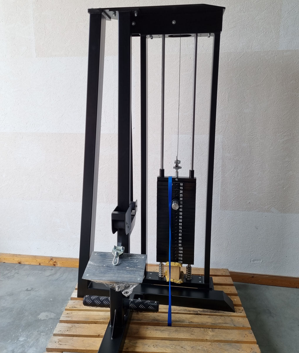 Ruderzug Turm ähnlich Gym80, Rudern am Kabel, Row, Ruderstation ähnlich Sygnum 4016, Rahmenfarbe Schwarz, Ausstellungsstück