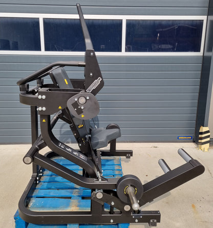 Technogym Pure Pullover, Überzugmaschine Plate loaded, Pure Strength Serie Scheibenaufnahme, Rahmenfarbe Schwarz, gebraucht - überholter Zustand
