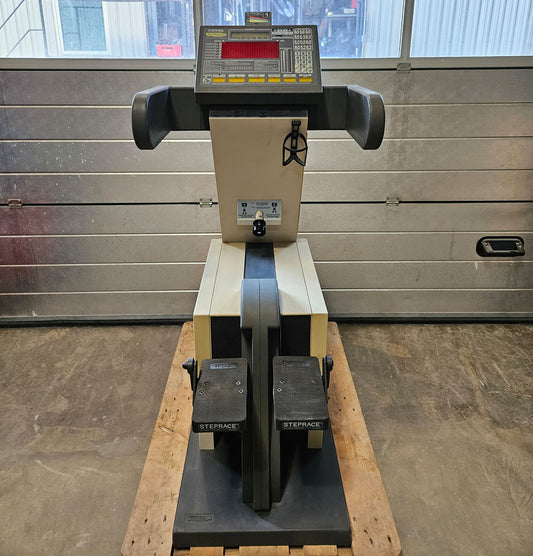 TechnoGym Steprace Stepper mit Polar, grau, gebraucht