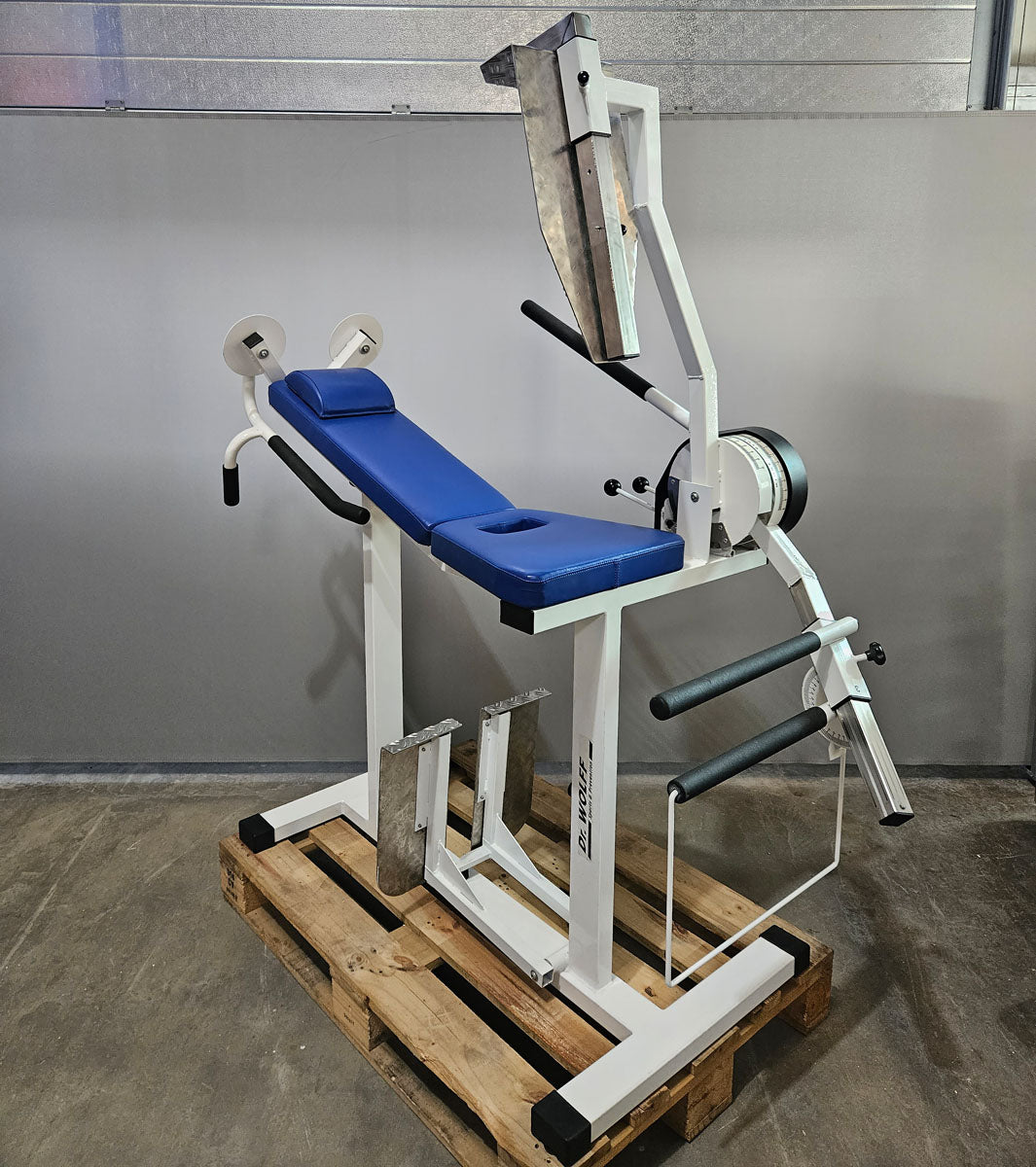 Dr. Wolff Flex Check, mobility measurement, white, black upholstery, used - tested condition
