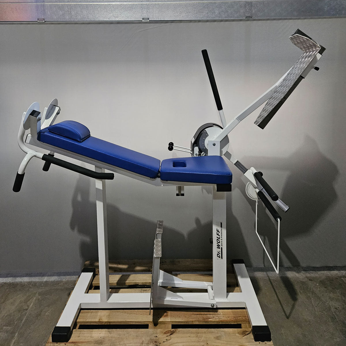 Dr. Wolff Flex Check, mobility measurement, white, black upholstery, used - tested condition