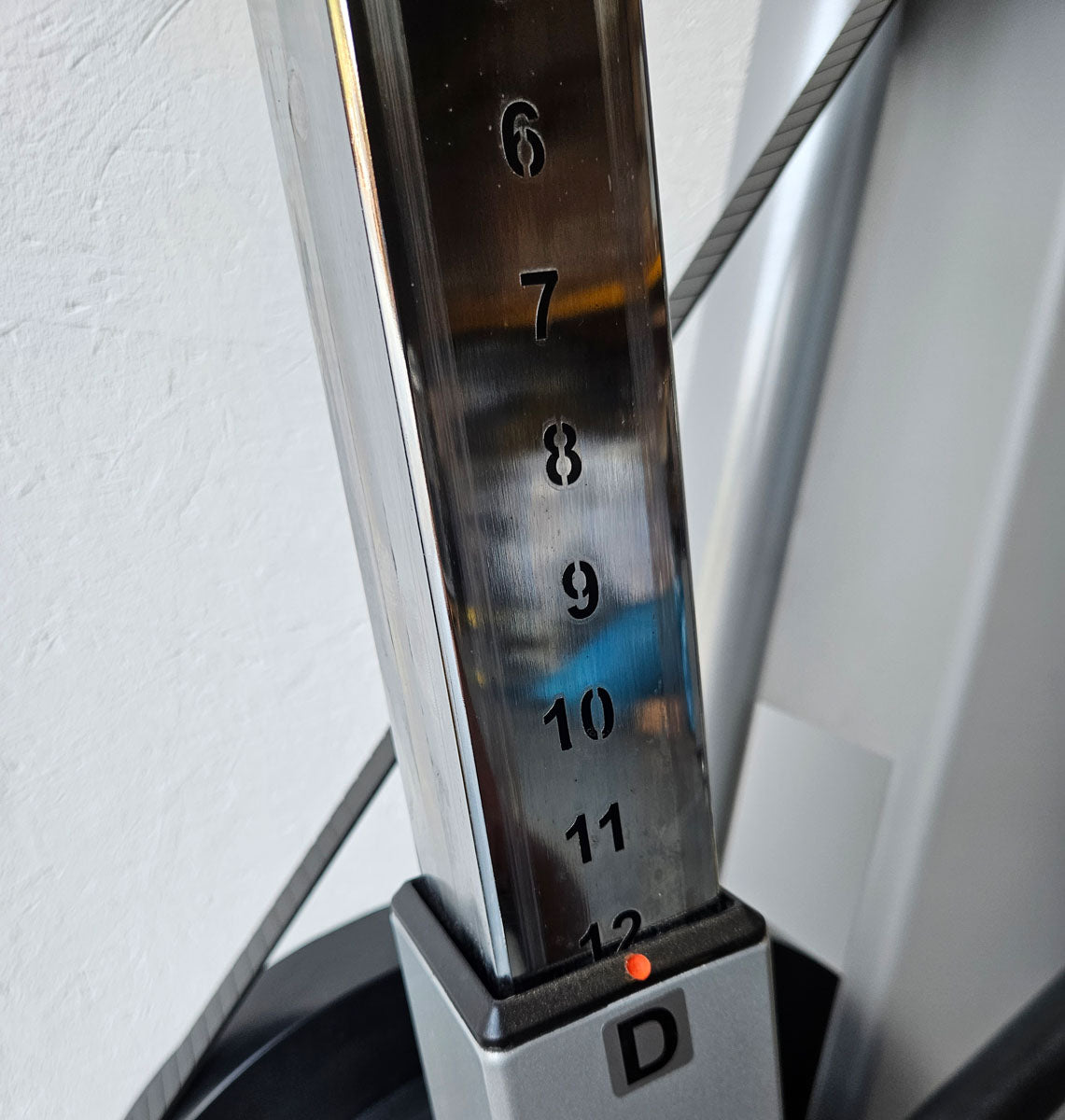 Proxowell or Proxomed back flexion, abdominal machine, back curl, abdominal crunch, 100kg weight block, Compass or C-Well series, frame color silver, used - refurbished condition