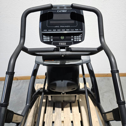 Cybex Arc Trainer 750A Lower Body, cross trainer, elliptical trainer with height-adjustable ramp, stepper, LED display, frame color anthracite, used - refurbished condition