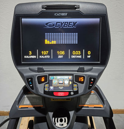 Cybex Arc Trainer 772AT Total Body, cross trainer, elliptical trainer with height-adjustable ramp, stepper, touch display with TV, frame color anthracite, used - refurbished condition