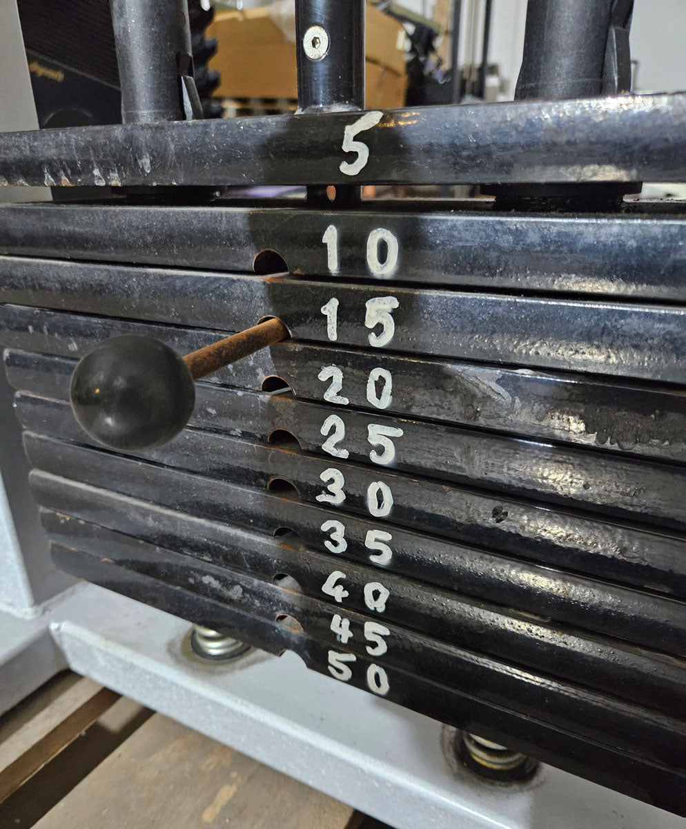 Panatta Multihip, Kickmaschine, Hüftpendel, Oldschool Bodybuilding Kraftgerät, Rahmenfarbe Silber, gebraucht mit Gebrauchsspuren