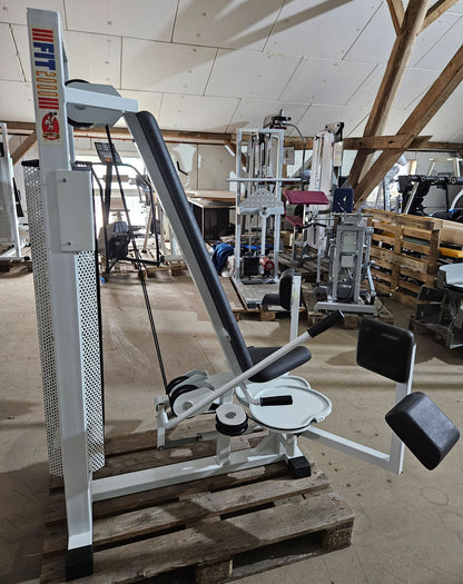 Panatta 2 Geräte im Set = Abduktoren und Adduktorenmaschine, Rahmen Weiß, Oldschool Bodybuilding Kraftgeräte, Fit 2000 Serie, gebraucht mit Gebrauchsspuren