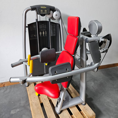 TechnoGym 18 Kraftgeräte im Set, Selection Line, Strength Machines with Stack Weight, Polster Rot, gebraucht - überholter Zustand