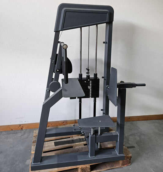 Horizontal triceps machine, triceps extension, triceps extension, manufacturer similar to Gym80 or L+K, frame color anthracite, used - tested condition