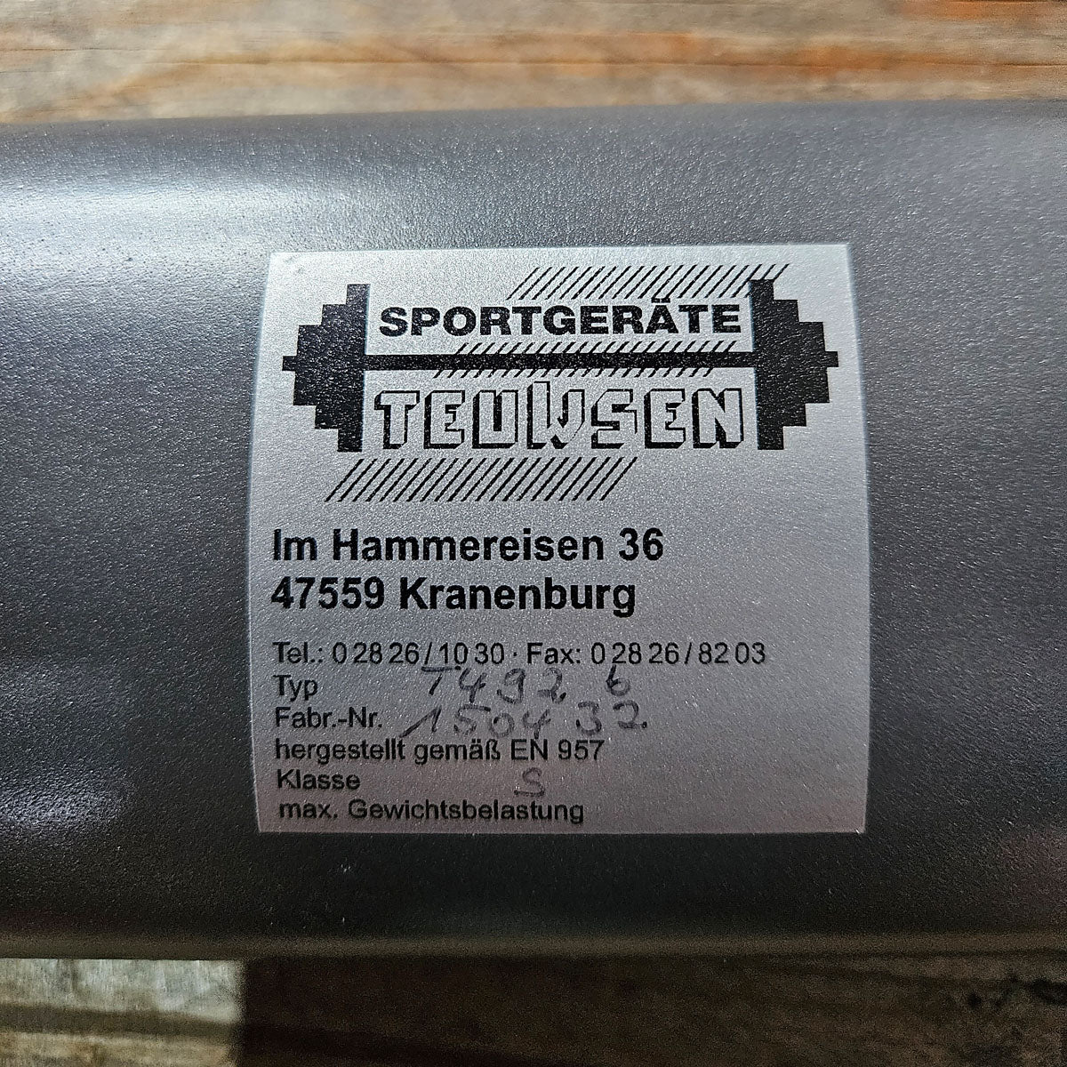 Latzug und Rudern Long Pulley 2 in 1 Kombigerät, Lat-, Ruderzug (Kombigerät) T 492b, Teuwsen Sportgeräte, Rahmen Anthrazit, gebraucht - überholter Zustand