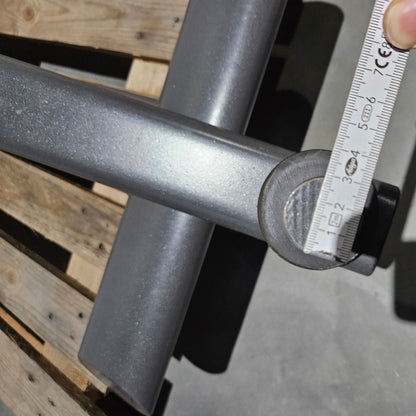 Bauchmaschine Plate loaded,  Bauchbank, Sit Up Ab Crunch Bench, Crunchstuhl T 500, Teuwsen Sportgerät, Rahmenfarbe Anthrazit, gebrauchter - überholter Zustand