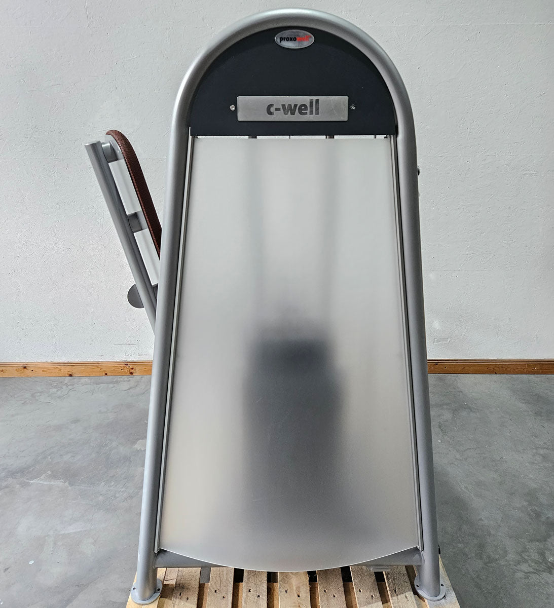 Proxowell bzw Proxomed Ab-Adduktor Kombi, Abduktoren und Adduktoren 2 in 1 Kombigerät, Compass bzw C-Well Serie, Rahmenfarbe Silber, gebraucht - überholter Zustand