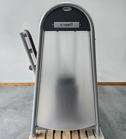 Proxowell bzw Proxomed Ab-Adduktor Kombi, Abduktoren und Adduktoren 2 in 1 Kombigerät, Compass bzw C-Well Serie, Rahmenfarbe Silber, gebraucht - überholter Zustand