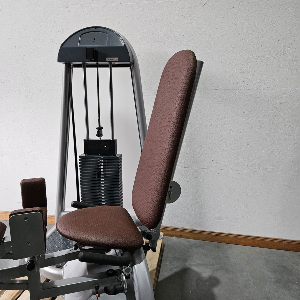 Proxowell bzw Proxomed Ab-Adduktor Kombi, Abduktoren und Adduktoren 2 in 1 Kombigerät, Compass bzw C-Well Serie, Rahmenfarbe Silber, gebraucht - überholter Zustand