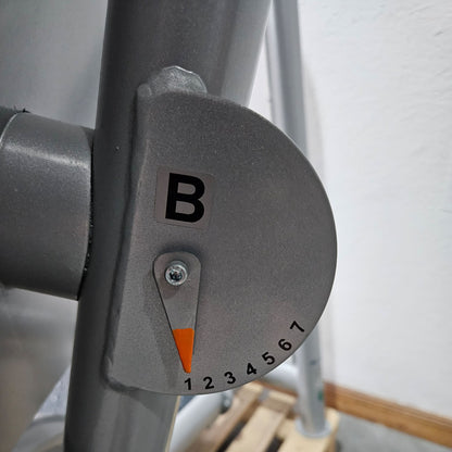 Proxowell bzw Proxomed Ab-Adduktor Kombi, Abduktoren und Adduktoren 2 in 1 Kombigerät, Compass bzw C-Well Serie, Rahmenfarbe Silber, gebraucht - überholter Zustand