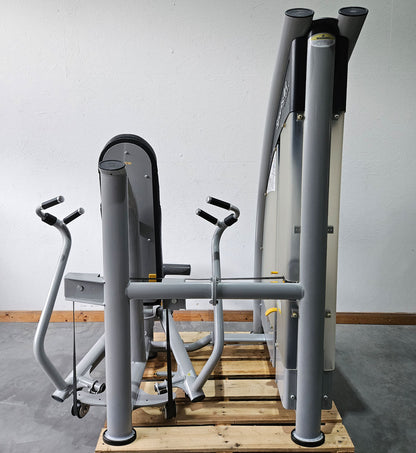 Sportsart Brustpresse DUAL S915 A915 N915, Independent Chest Press, Bankdrückmaschine Bilateral, Rahmenfarbe Silber, gebraucht - überholter Zustand