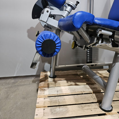 Proxomed Compass 530 Beinstrecker und Beinbeuger sitzend Kombigerät 2 in 1, Leg Curl and Leg Extension, MPG, Reha, Rahmen Silber, gerbaucht - überholter Zustand