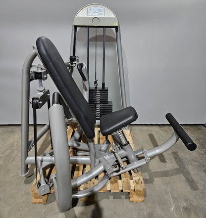 AS Sport bzw Proxowell Bankdrückmaschine, Brustpresse, Chestpress, Rahmenfarbe Silber, gebraucht mit Gebrauchsspuren