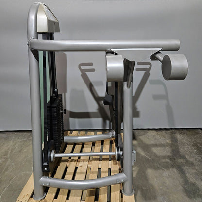AS Sport bzw Proxowell Schulterpresse, Shoulder Press, Overhead Press, Rahmenfarbe Silber,  gebraucht - überholter Zustand