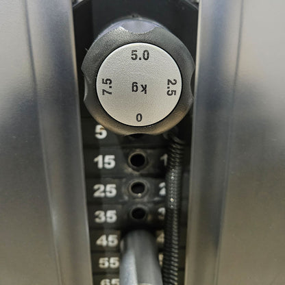 Life Fitness Abdominal Crunch, Bauchmaschine, Bauchmuskelmaschine, Abs Crunch, Signature Series, Rahmenfarbe Silber, gebraucht - überholter Zustand