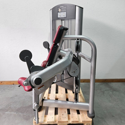 Life Fitness Armbeuger, Bizepsmaschine, Biceps Curl Machine, Bilateral, drehbare Griffe, Signature Series, Rahmenfarbe Silber, gebraucht - überholter Zustand