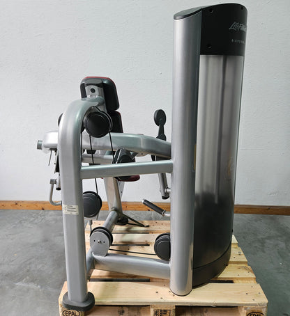 Life Fitness Armbeuger, Bizepsmaschine, Biceps Curl Machine, Bilateral, drehbare Griffe, Signature Series, Rahmenfarbe Silber, gebraucht - überholter Zustand
