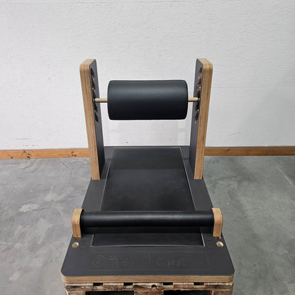 Five Lino 7er Zirkel Beweglichkeitszirkel, Dehnzirkel aus Holz von Five bzw Milon, Holzfarbe Anthrazit, guter gebrauchter Zustand