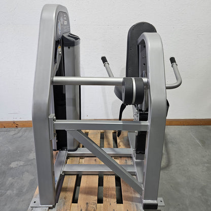 Nautilus Nitro EVO Seated Dip Machine, Dips Trizepsmaschine, Armstrecker Stützstemme, Rahmenfarbe Silber, gebraucht - überholter Zustand