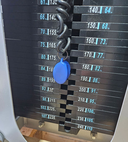Nautilus Nitro EVO Leg Extension, Beinstrecker sitzend, Rahmenfarbe Silber, gebraucht - überholter Zustand