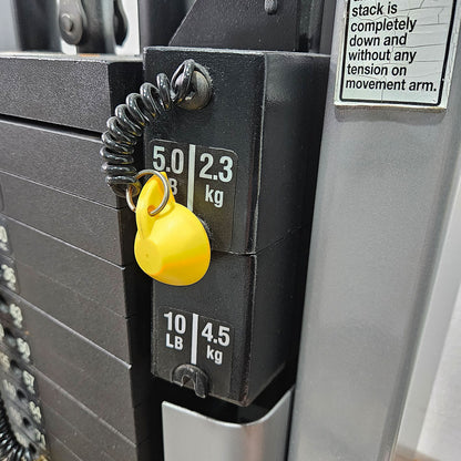 Nautilus Nitro V-Triceps Extension, Trizepsmaschine horizontal, Triceps Extension, Rahmenfarbe Silber, gebraucht - überholter Zustand