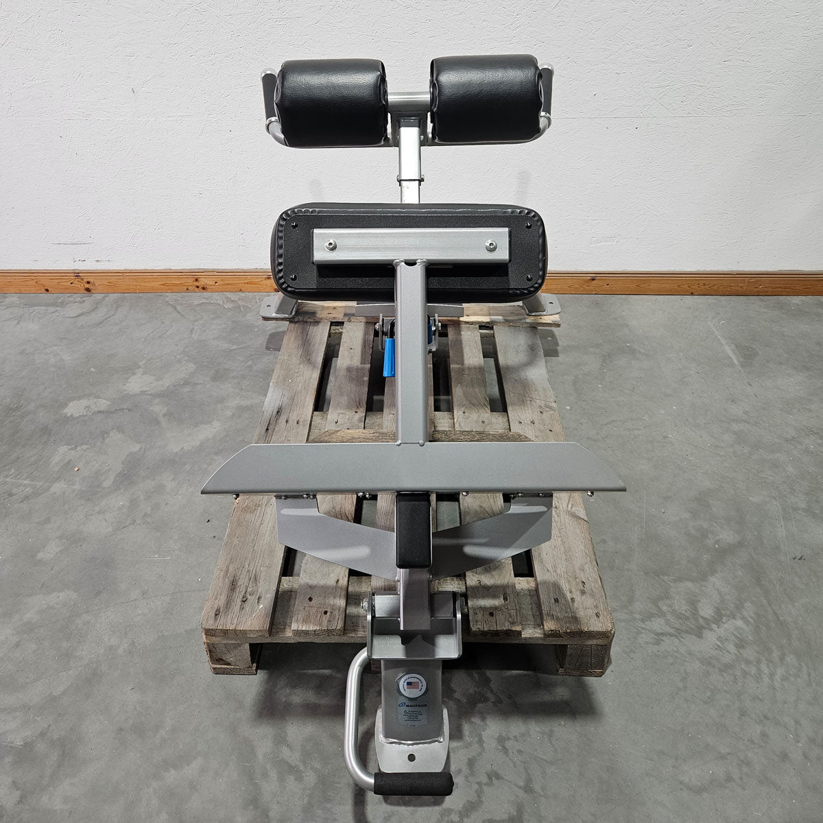 Nautilus Nitro Hyperextension, back extension bench, 45° adjustable, Adjustable Hip Extension F3AHE, frame color silver, used - refurbished condition