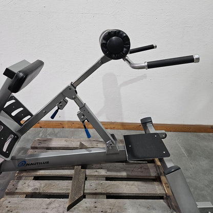 Nautilus Nitro Hyperextension, back extension bench, 45° adjustable, Adjustable Hip Extension F3AHE, frame color silver, used - refurbished condition
