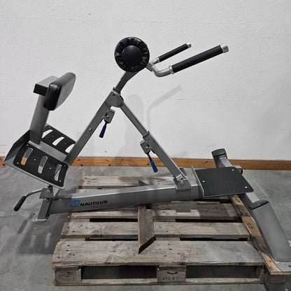 Nautilus Nitro Hyperextension, back extension bench, 45° adjustable, Adjustable Hip Extension F3AHE, frame color silver, used - refurbished condition