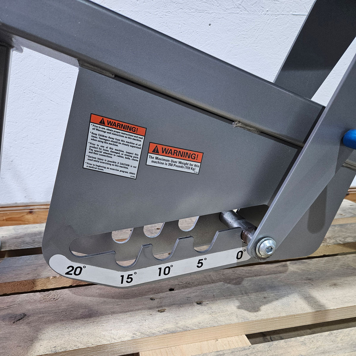 Nautilus Nitro verstellbare Bauchbank, Adjustable Abdominal Bench F3AAB, Rahmenfarbe Silber, gebraucht - überholter Zustand