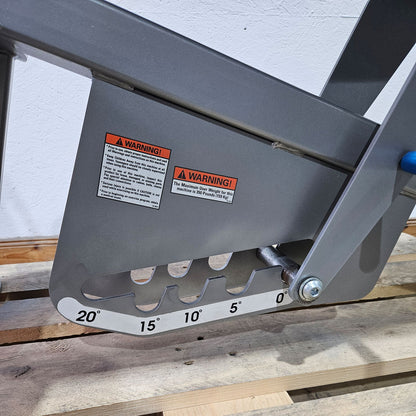 Nautilus Nitro verstellbare Bauchbank, Adjustable Abdominal Bench F3AAB, Rahmenfarbe Silber, gebraucht - überholter Zustand