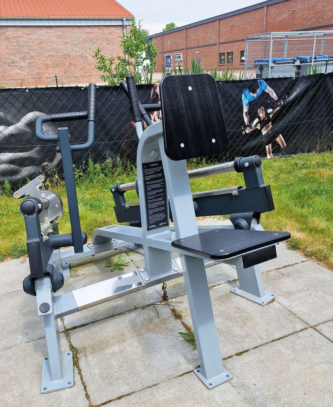 Inter Atletika Outdoor EXplode 9 Kraftgeräte im Set, DHZ Xplode Kraftgerätepark, Baujahr 2021, Farbe Grau-Silber, gebraucht - geprüfter Zustand