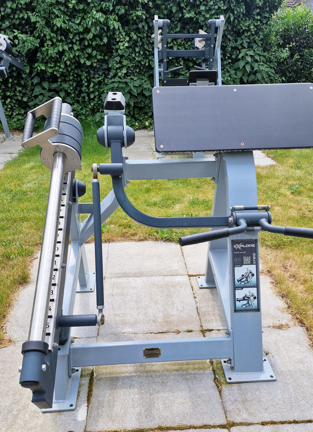 Inter Atletika Outdoor EXplode 9 Kraftgeräte im Set, DHZ Xplode Kraftgerätepark, Baujahr 2021, Farbe Grau-Silber, gebraucht - geprüfter Zustand