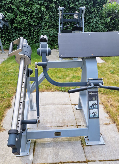 Inter Atletika Outdoor EXplode 9 Kraftgeräte im Set, DHZ Xplode Kraftgerätepark, Baujahr 2021, Farbe Grau-Silber, gebraucht - geprüfter Zustand