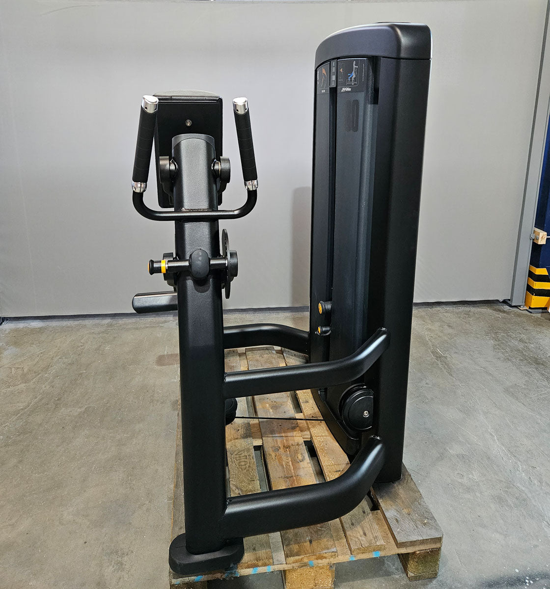 Life Fitness Insignia Glute, glute machine, buttock machine standing, color black, used - refurbished condition