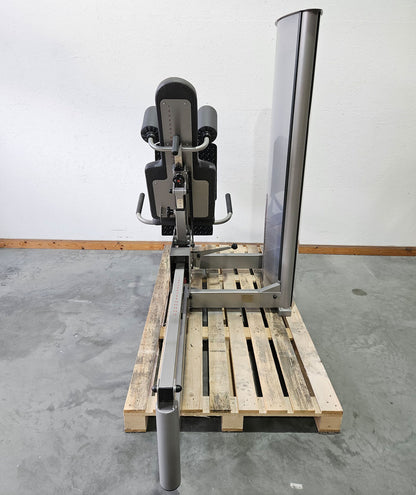 Pego Sport Funktionsstemme Kombi Sitzend-Liegend,  Beinpresse verstellbar, Rahmen Silber-Grau, gebraucht - überholter Zustand