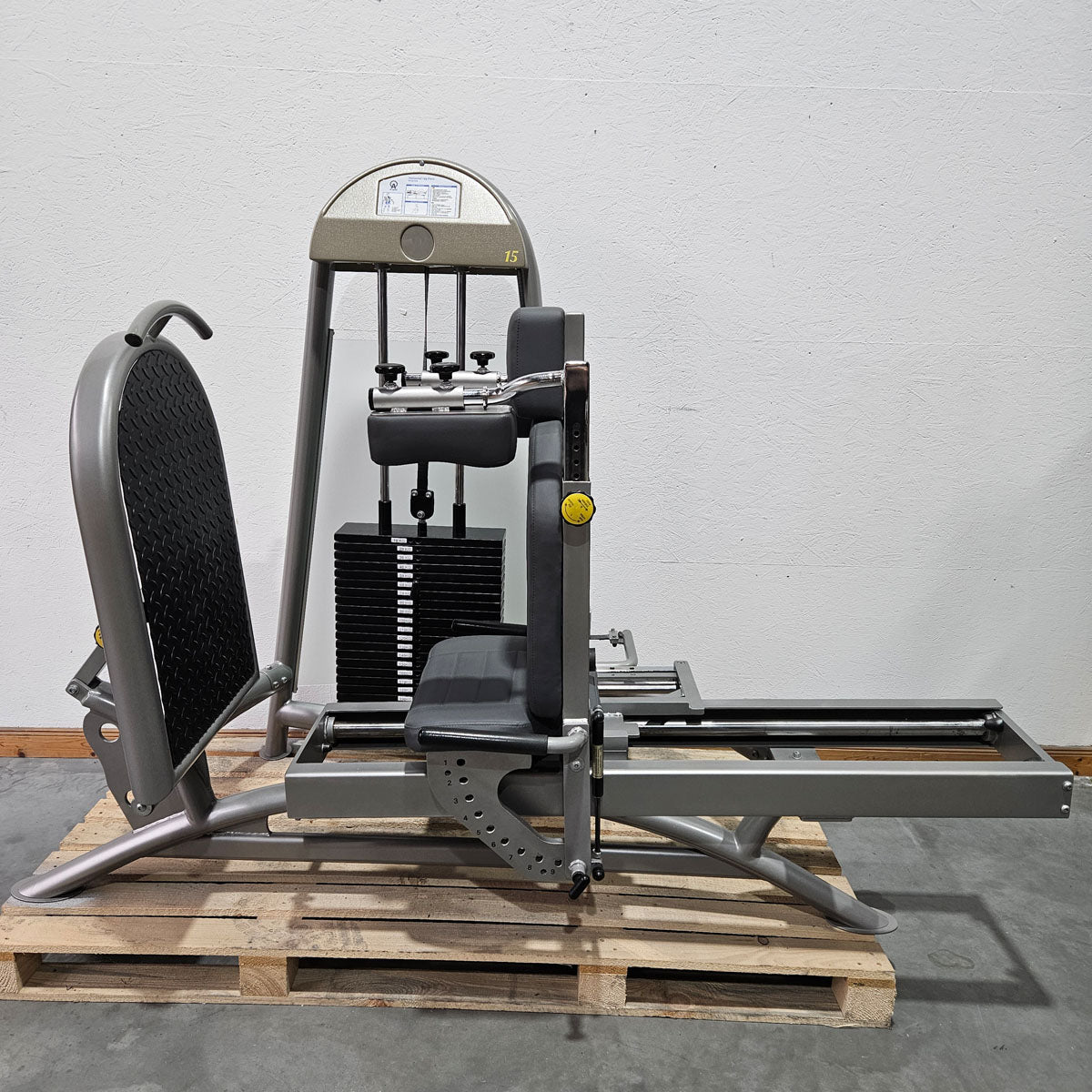 Proxomed - AS, Funktionsstemme, Beinpresse verstellbar sitzend - liegend, 200kg Gewichtsblock, gebraucht - überholter Zustand