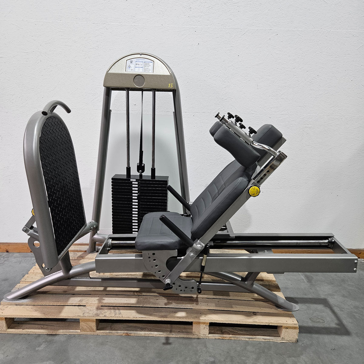 Proxomed - AS, Funktionsstemme, Beinpresse verstellbar sitzend - liegend, 200kg Gewichtsblock, gebraucht - überholter Zustand