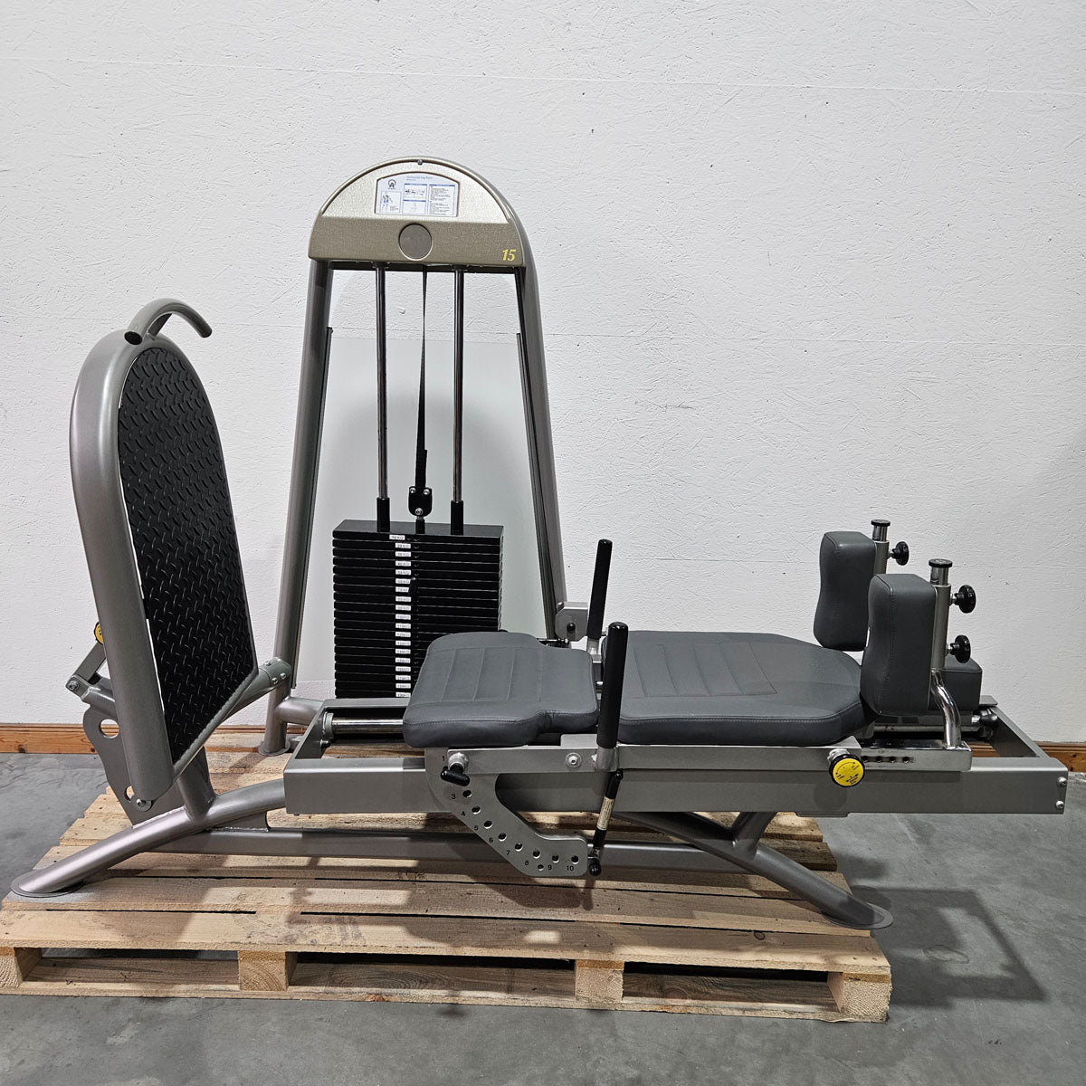 Proxomed - AS, Funktionsstemme, Beinpresse verstellbar sitzend - liegend, 200kg Gewichtsblock, gebraucht - überholter Zustand