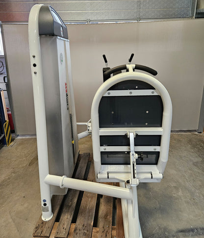 Proxomed Funktionsstemme Compass 530, Beinpresse verstellbar, MPG, Reha, Rahmenfarbe Weiß, Polster Schwarz, gebraucht - überholter Zustand