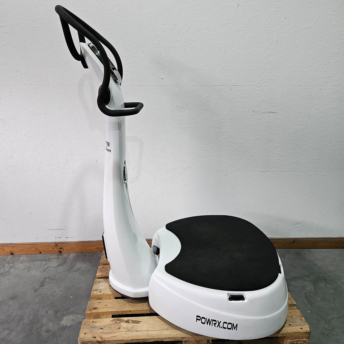 G-Plate by POWRX, Vibrationsplatte mit Luftfederung, Touchscreen Display, Farbe Weiß, gebraucht - geprüfter Zustand