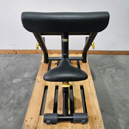 TechnoGym Scottcurl Bench, Scott bench, biceps training bench, color black, upholstery black, used - tested condition