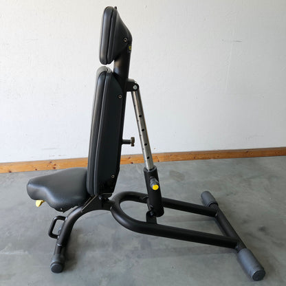 Technogym adjustable weight bench without shelves, multi-bench, universal bench, adjustable bench, frame color black, used - refurbished condition